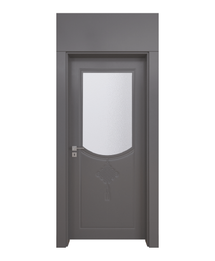 BY-4034V Porte intérieure laqué Vitrée